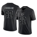 A.Falcons #52 Samson Ebukam Player Black RFLCTV Limited Game Kdoa Stitched Jerseys