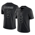 D.Cowboys #6 Donovan Ezeiruaku Player Black Limited Reflective Home Game Xdoa Stitched Jerseys