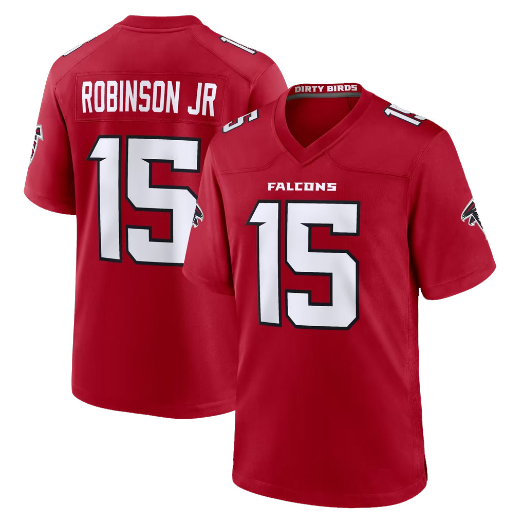 A.Falcons #15 Brian Robinson Player Red Team Color Home Game Kdoa Stitched Jerseys