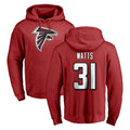 A.Falcons #31 Xavier Watts Player Red Pullover Hoodies Home Game Kdoa Stitched Jerseys