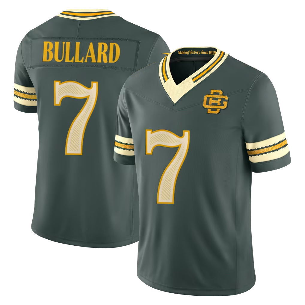 GB.Packers #7 Javon Bullard Player Green Limited 2026 Rivalries Collection Home Game Kdoa Stitched Jerseys