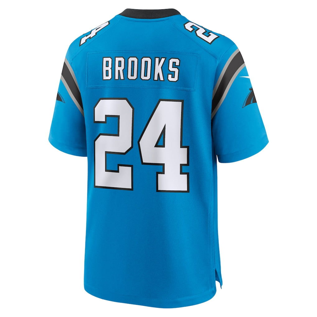 Kdoa C.Panthers #24 Jonathon Brooks Blue Alternate Game Player Jersey