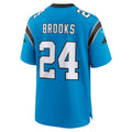 Kdoa C.Panthers #24 Jonathon Brooks Blue Alternate Game Player Jersey