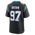 Kdoa C.Panthers #97 Bobby Brown Black Team Game Jersey