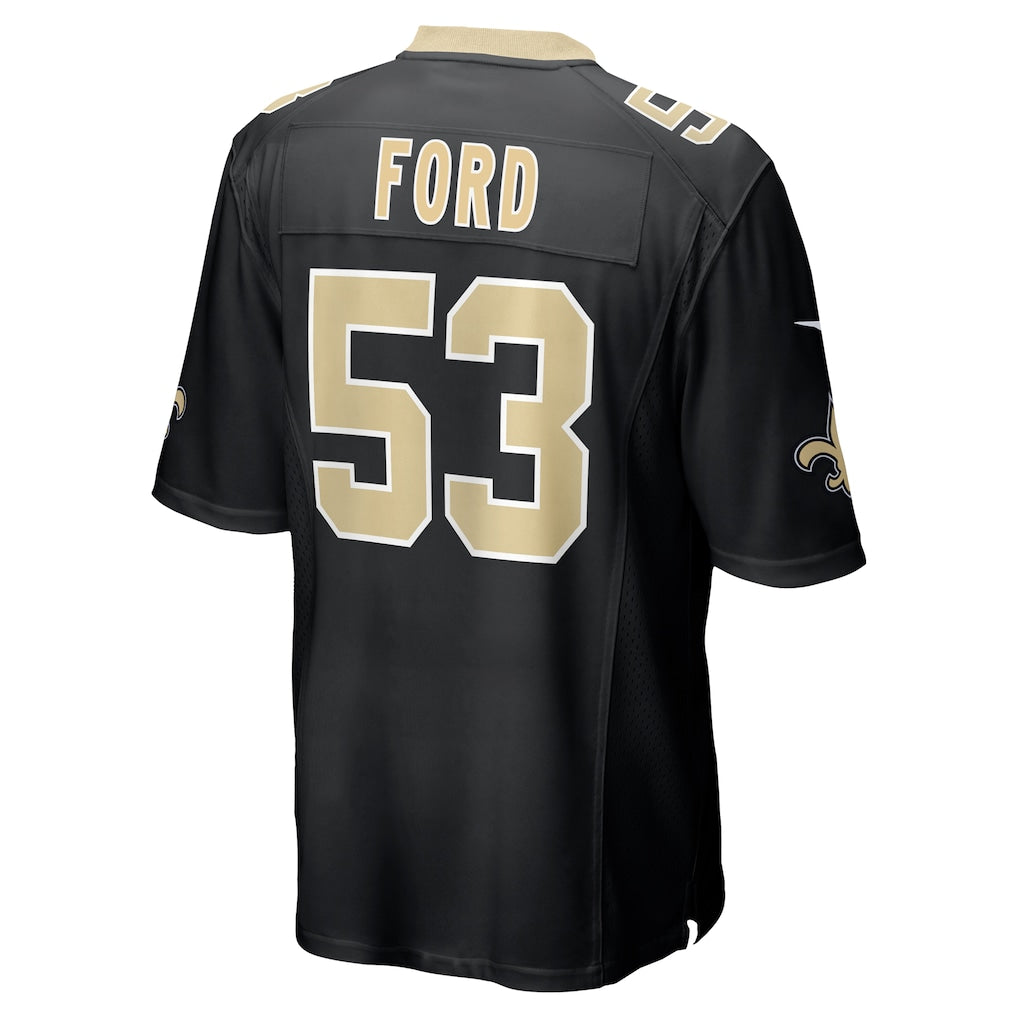Kdoa NO.Saints #53 Jaylan Ford Black Game Jersey