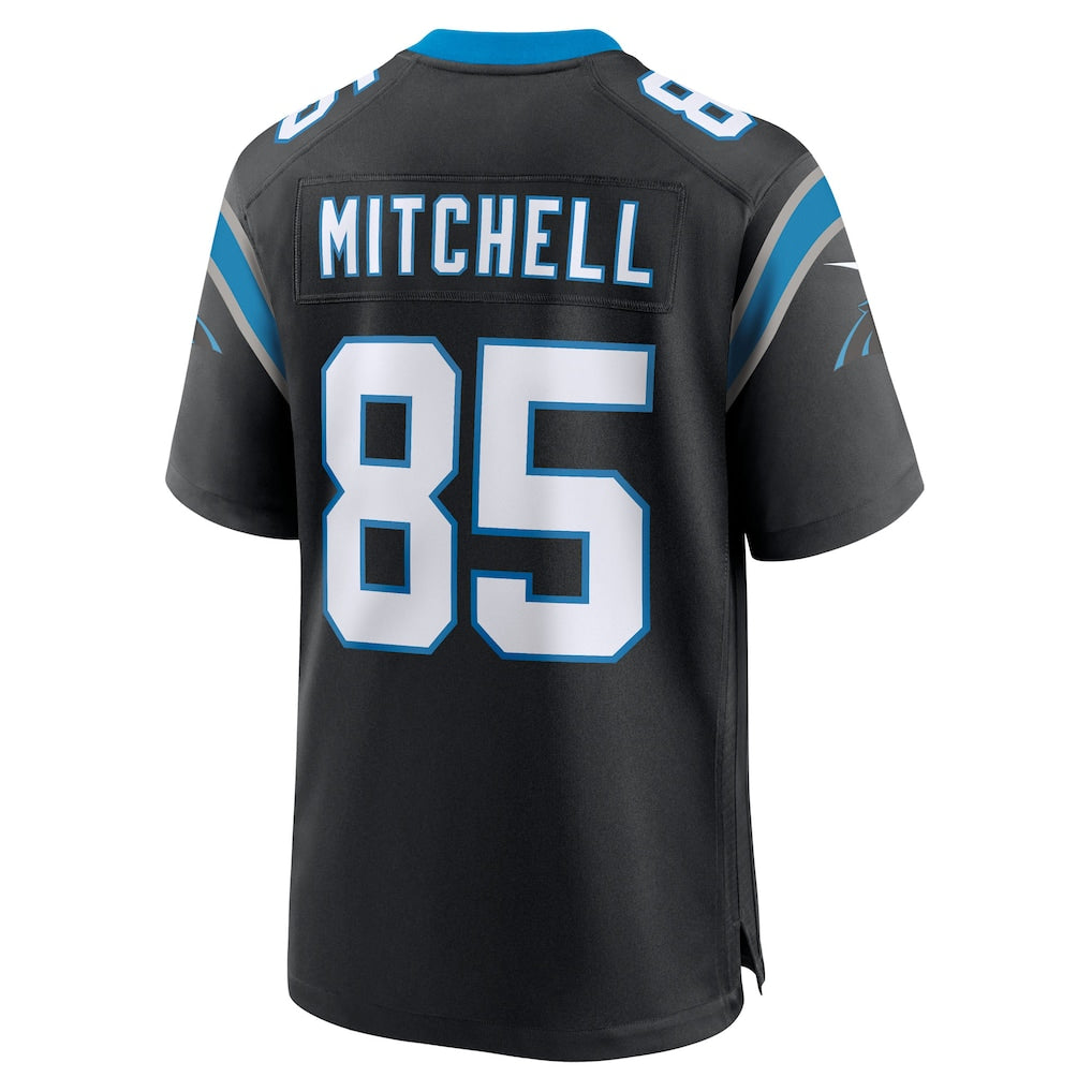 Kdoa C.Panthers #85 James Mitchell Black Team Game Jersey