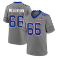 B.Bills #66 Connor McGovern Player Gray Nickel City Home Game Kdoa Stitched Jerseys