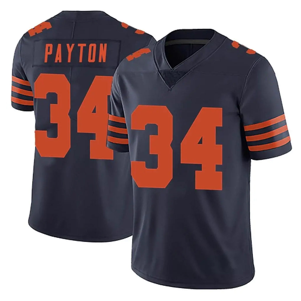 C.Bears #34 Walter Payton Player Navy Blue Alternate Vapor Untouchable Limited Kdoa Stitched Jerseys
