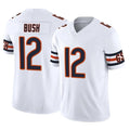 C.Bears #12 Devin Bush Player White Vapor F.U.S.E. Limited Home Game Kdoa Stitched Jerseys