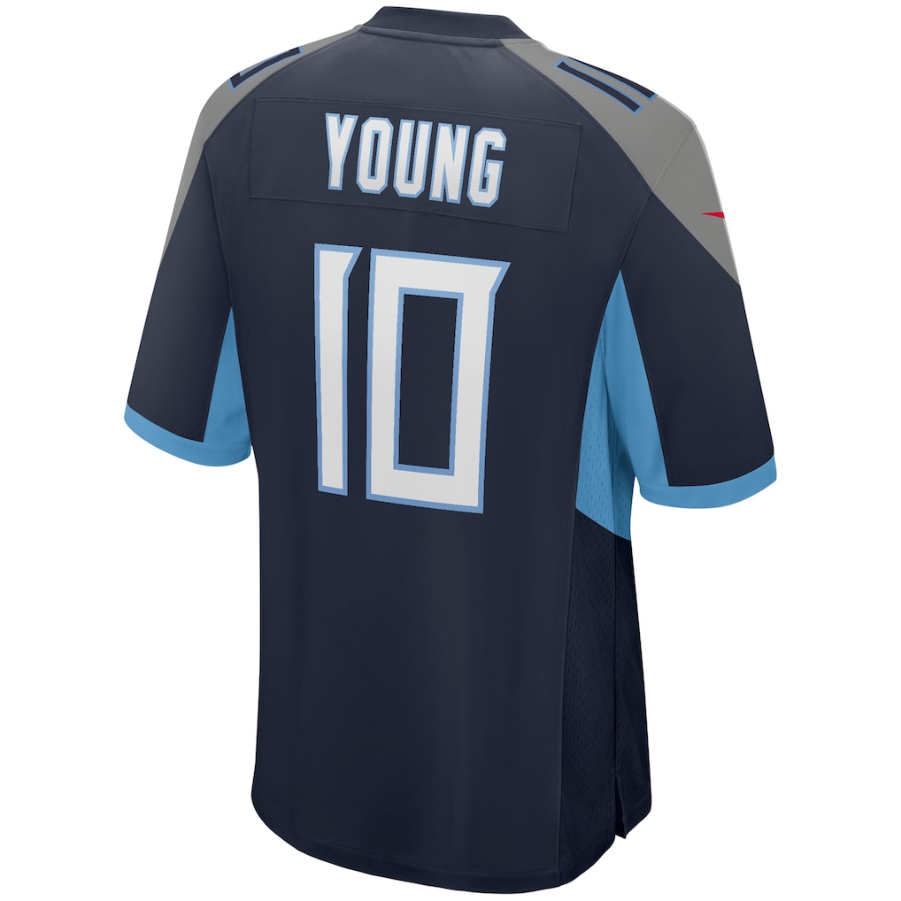 Kdoa T.Titans #10 Vince Young Navy Game Retired Player Jersey