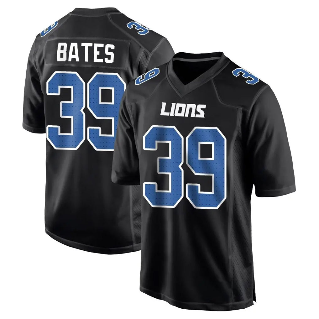 D.Lions #39 Jake Bates Player Black Fashion Home Game Kdoa Stitched Jerseys