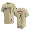 Kdoa A.Diamondbacks #7 Corbin Carroll Player Gold Home Limited Personalized Stitched Jerseys