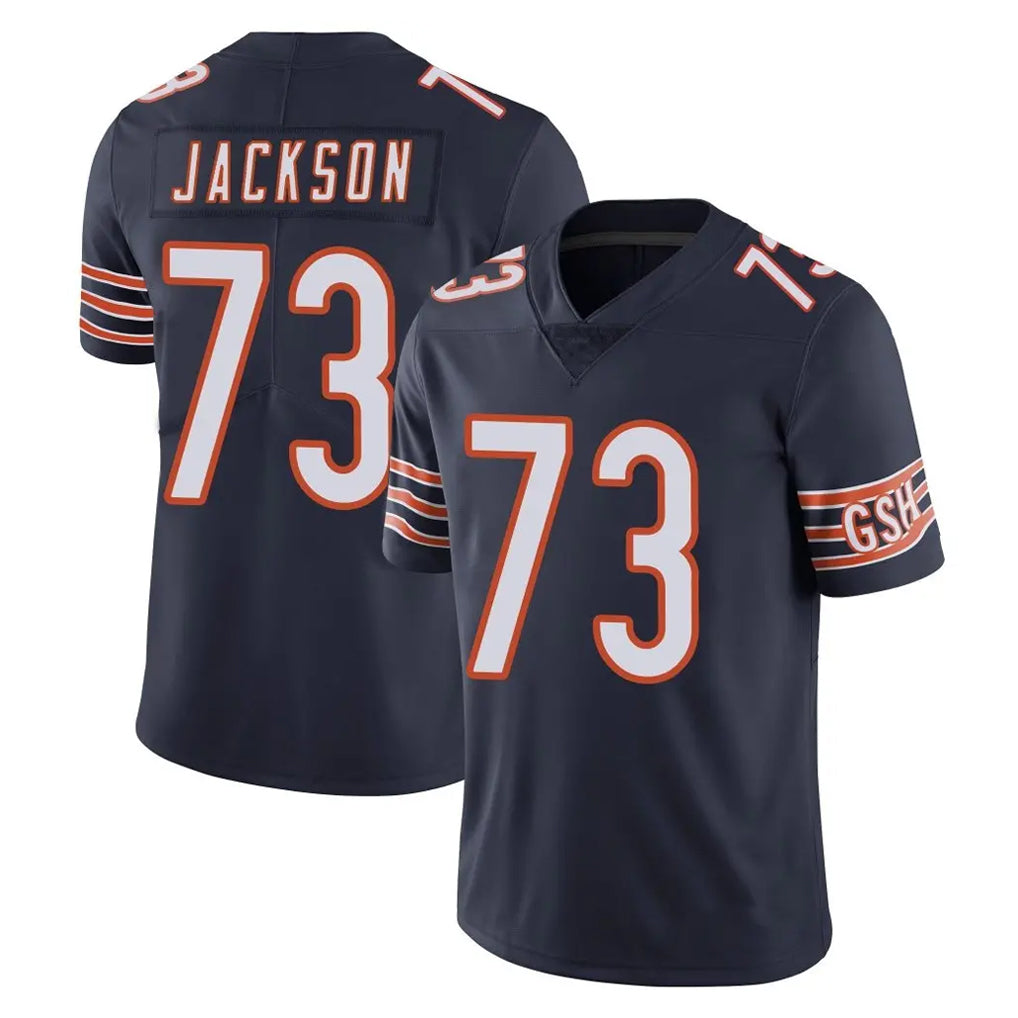 C.Bears #73 Jonah Jackson Player Navy Vapor Untouchable Limited Home Game Kdoa Stitched Jerseys