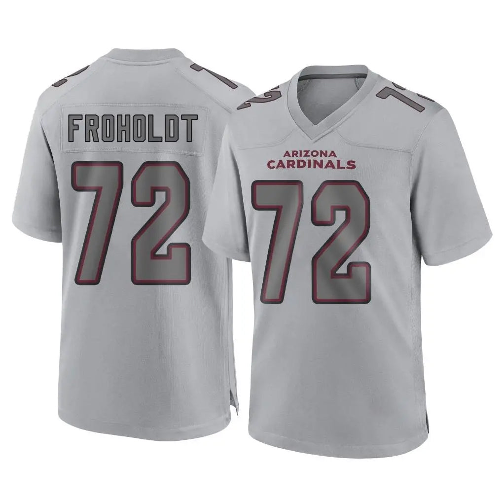 A.Cardinals #72 Hjalte Froholdt Player Gray Atmosphere Fashion Home Game Kdoa Stitched Jerseys