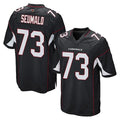 A.Cardinals #73 Isaac Seumalo Player Black Home Game Kdoa Stitched Jerseys