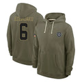 D.Cowboys #6 Donovan Ezeiruaku Player Olive Salute to Service Pullover Hoodies Limited Xdoa Stitched Jerseys