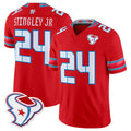 H.Texans #24 Derek Stingley Jr. Player Red 2026 Rivalries Vapor Limited Home Game Kdoa Stitched jerseys