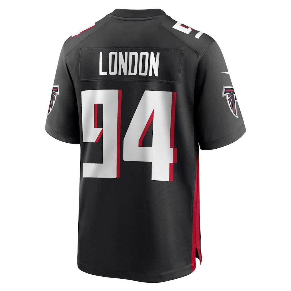 Kdoa A.Falcons #94 LaCale London Black Team Game Jersey