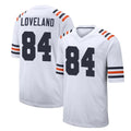 C.Bears #84 Colston Loveland Player White Classic Home Game Kdoa Stitched Jerseys