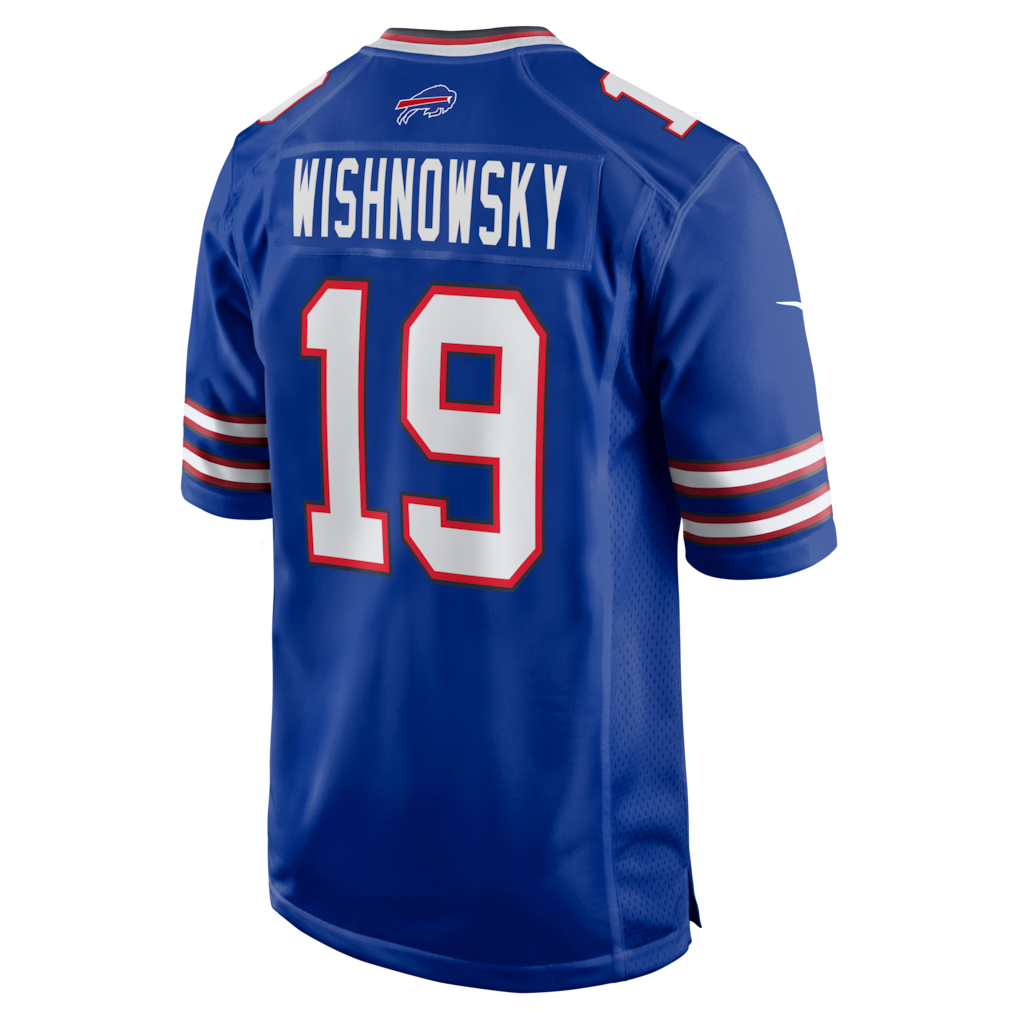 Kdoa B.Bills #19 Mitch Wishnowsky Royal Team Game Jersey