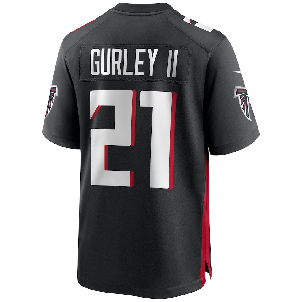 Kdoa A.Falcons #21 Todd Gurley II Black Team Game Jersey