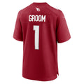 Kdoa A.Cardinals #1 Groom Cardinal Team Game Jersey