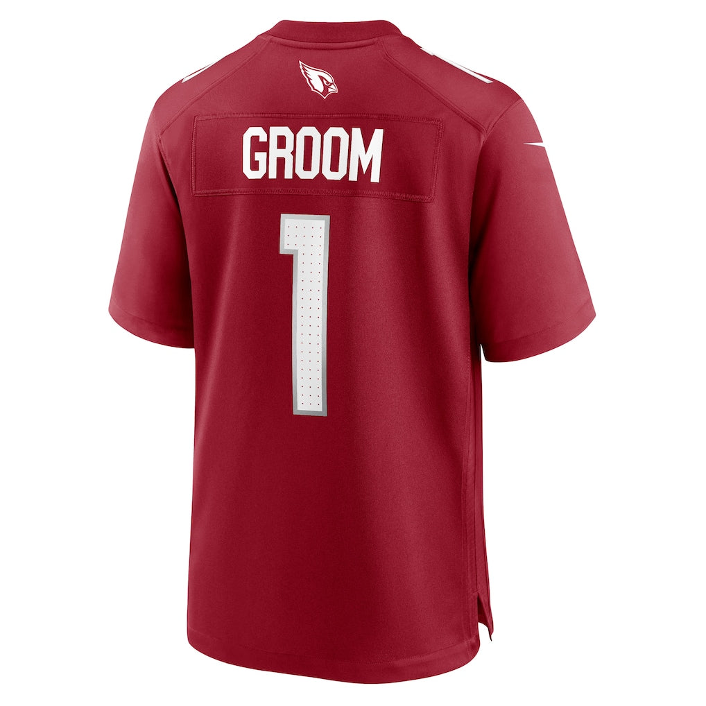 Kdoa A.Cardinals #1 Groom Cardinal Team Game Jersey
