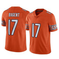 C.Bears #17 Tyson Bagent Player Orange Alternate Vapor Limited Home Game Kdoa Stitched Jerseys