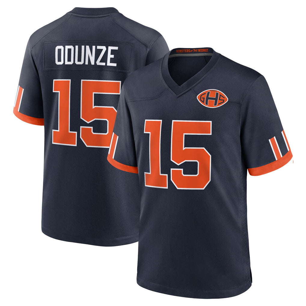 C.Bears #15 Rome Odunze Player Navy 2026 Rivalries Collection Home Game Kdoa Stitched Jerseys
