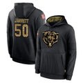 C.Bears #50 Grady Jarrett Player Black Salute to Service Pullover Hoodies Limited Kdoa Stitched Jerseys