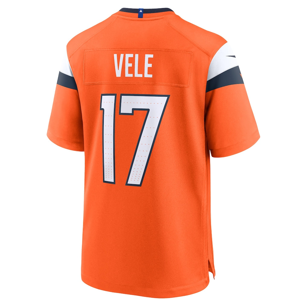Kdoa D.Broncos #17 Devaughn Vele Orange Team Game Jersey