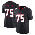H.Texans #75 Wyatt Teller Player Navy Limited Alternate Vapor F.U.S.E. Home Game Kdoa Stitched Jerseys