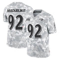 B.Ravens #92 Nnamdi Madubuike Player Arctic Camo Salute to Service Limited Kdoa Stitched Jerseys