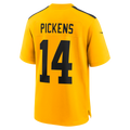 Kdoa P.Steelers #14 George Pickens Gold Alternate Game Jersey