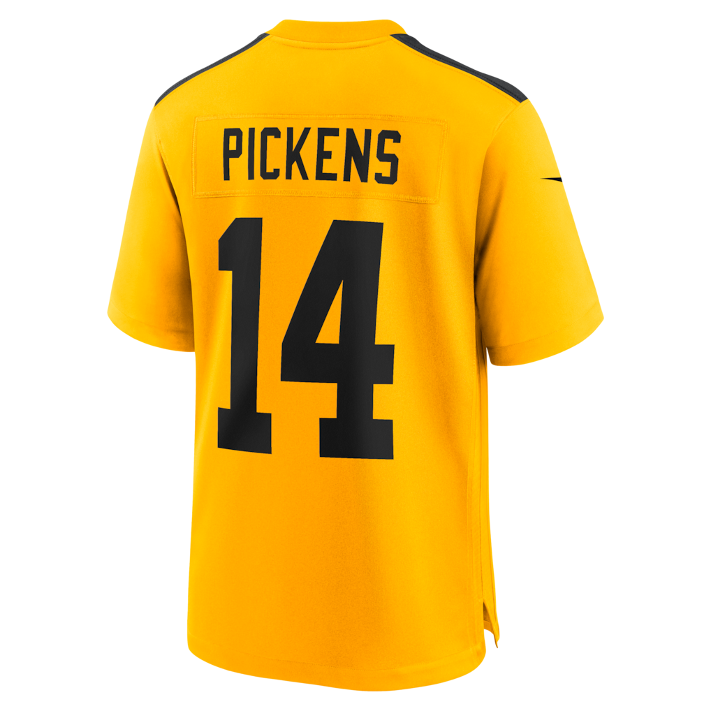Kdoa P.Steelers #14 George Pickens Gold Alternate Game Jersey
