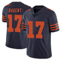 C.Bears #17 Tyson Bagent Player Navy Blue Alternate Vapor Untouchable Limited Kdoa Stitched Jerseys