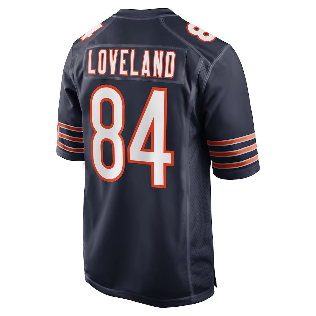 C.Bears #84 Colston Loveland Player Navy Home Game Kdoa Stitched Jerseys