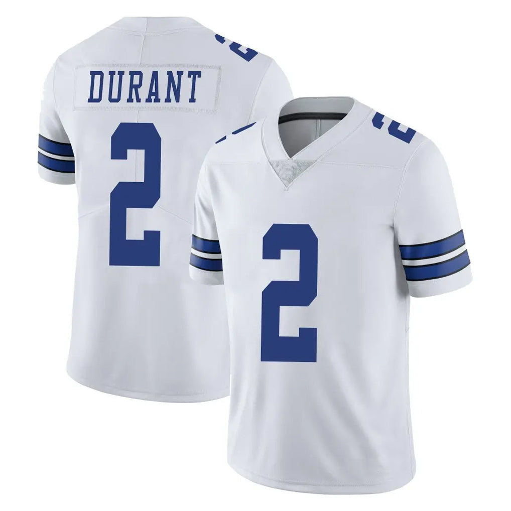 D.Cowboys #2 Cobie Durant Player White Vapor Untouchable Limited Home Game Xdoa Stitched Jerseys