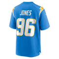 Kdoa LA.Chargers #96 Naquan Jones Powder Blue Team Game Jersey