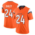 D.Broncos #24 Champ Bailey Player Orange Vapor F.U.S.E. Limited Home Game Kdoa Stitched Jerseys