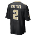 Kdoa NO.Saints #2 Spencer Rattler Black Team Game Jersey