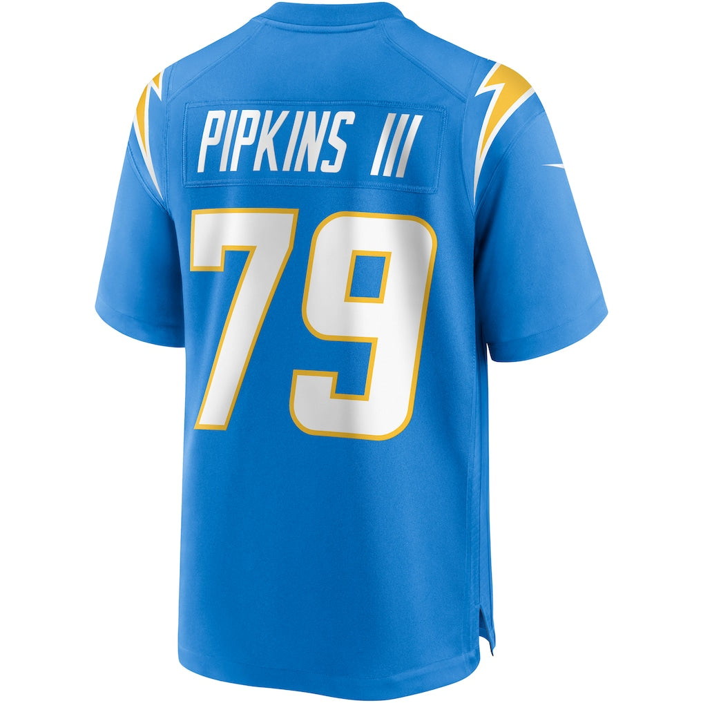 Kdoa LA.Chargers #79 Trey Pipkins III Powder Blue Game Jersey