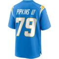 Kdoa LA.Chargers #79 Trey Pipkins III Powder Blue Game Jersey