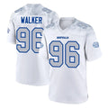 B.Bills #96 Deone Walker Player White Rivalries Collection Game Kdoa Stitched Jerseys