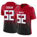 A.Falcons #52 Samson Ebukam Player Red Vapor F.U.S.E. Limited Home Game Kdoa Stitched Jerseys