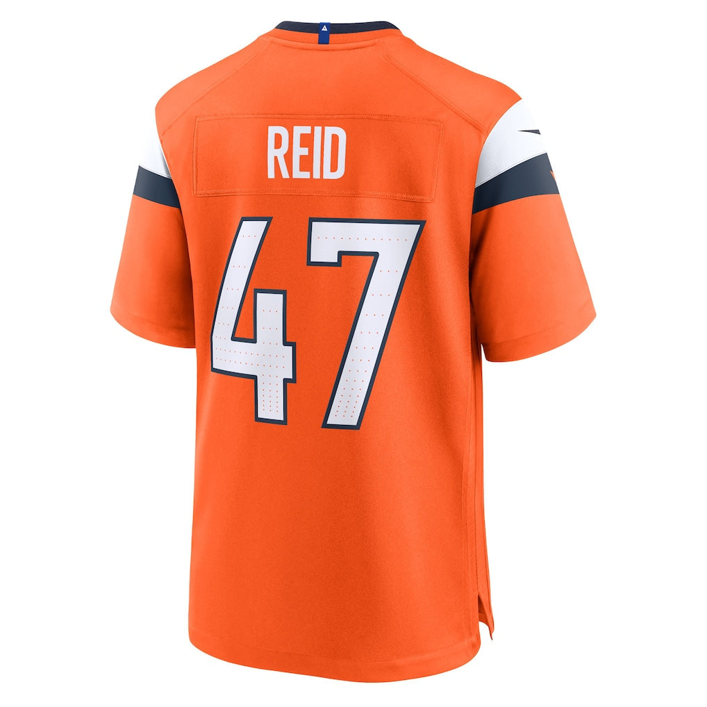 Kdoa D.Broncos #47 Karene Reid Orange Team Game Jersey