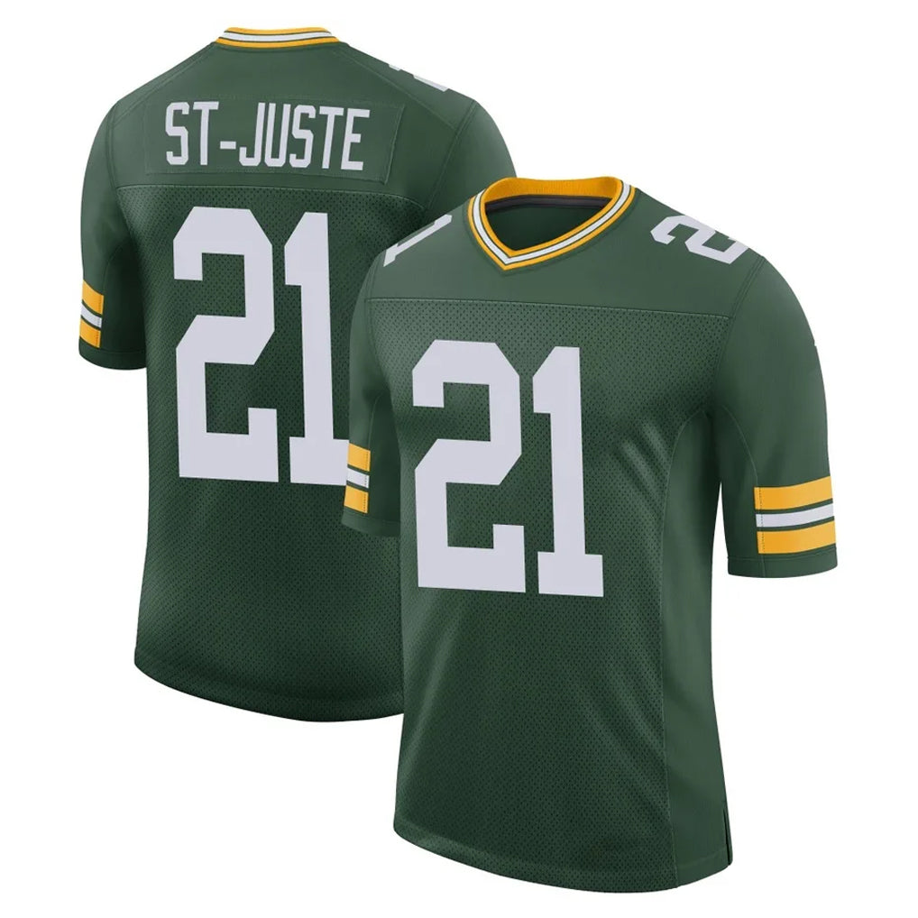 GB.Packers #21 Benjamin St-Juste Player Green Limited Classic Home Game Kdoa Stitched Jerseys