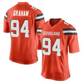 C.Browns #94 Mason Graham Player Orange Home Game Kdoa Stitched Jerseys