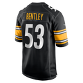 Kdoa P.Steelers #53 JaWhaun Bentley Black Team Game Jersey