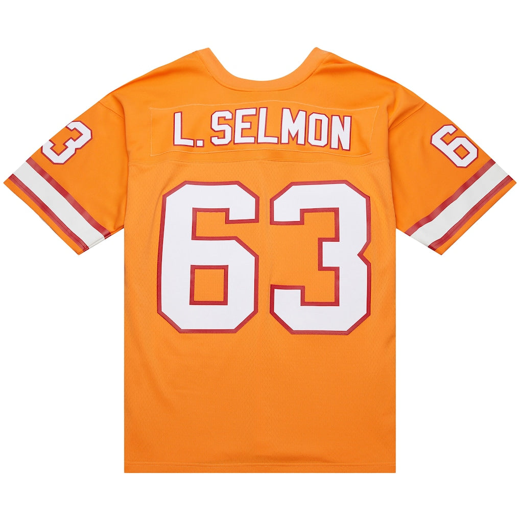 Kdoa TB.Buccaneers #63 Lee Roy Selmon Mitchell & Ness Orange 1976 Legacy Replica Jersey